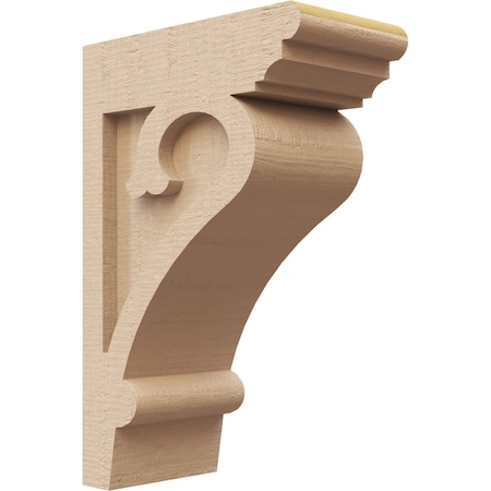 Ekena Millwork 4"W x 8"D x 12"H Classic Mayflower Rough Cedar Woodgrain TimberThane Corbel, Primed Tan CORUR04X08X12MAYRCPR